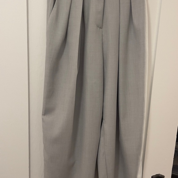 Gray Trousers with white Waistband - Small - Picture 3 of 5